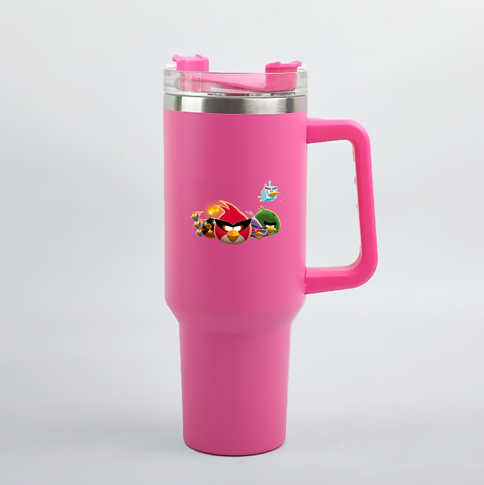 （画像用） Angry Birds アングリーバード 1200mL車用タンブラー（カラープリント）